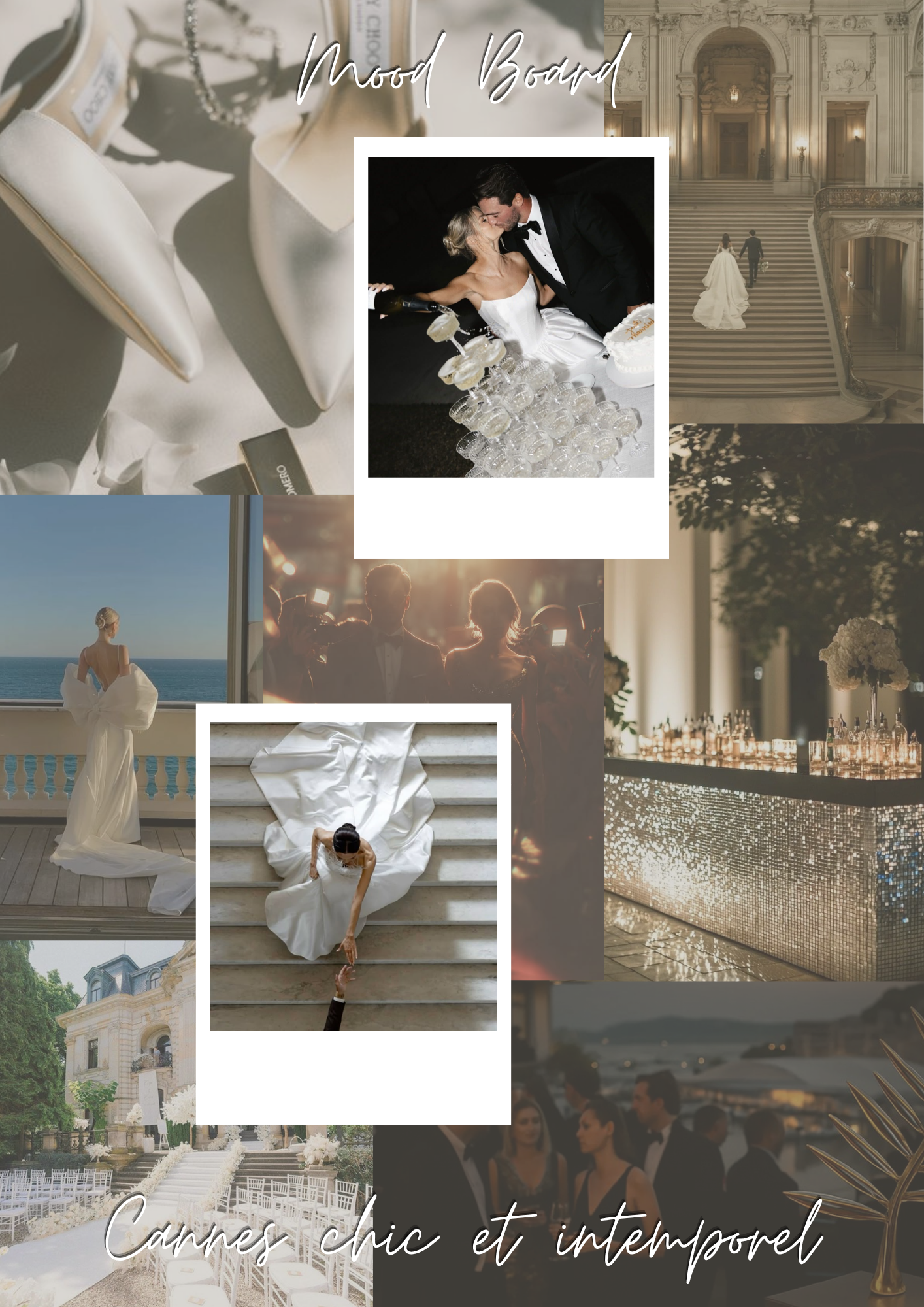 Un mariage inspiré du festival de Cannes : une élégance chic et intemporelle